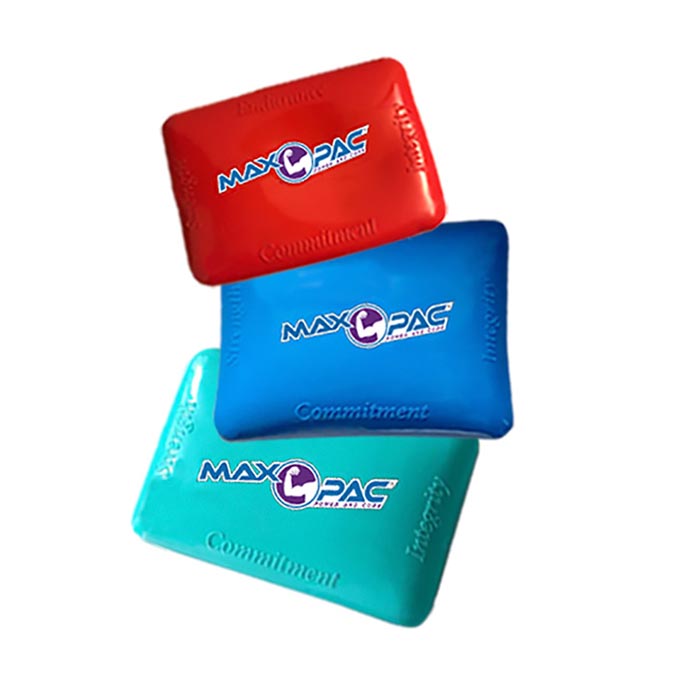 maxpac set of 3 red, blue and green